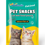 iPawsmile Premium Cat Wet Food Pouch – High Meat, Easy Digest, Taurine & Vitamin Enriched (60g)