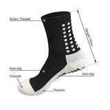 5Pairs/Lot Absorb Sweat Outdoor Football Socks Anti Slip Soccer Sports Men Womens Sport Socks Square Friction Film Thickened Towel Bottom