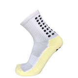 5Pairs/Lot Absorb Sweat Outdoor Football Socks Anti Slip Soccer Sports Men Womens Sport Socks Square Friction Film Thickened Towel Bottom