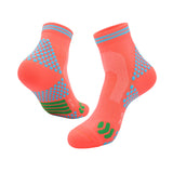 5Pairs/Lot Professional Sports Socks Women and Men's Pressure Running Socks Towel Bottoming Compression Riding Socks Badminton Socks for Women