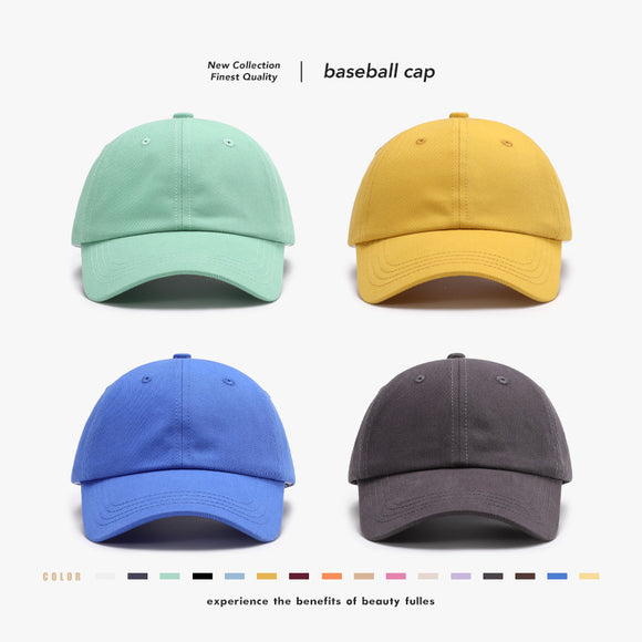 1Pcs Black Cap Solid Color Baseball Cap Snapback Caps Casquette Hats Fitted Casual Gorras Hip Hop Dad Hats For Men Women Unisex