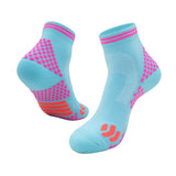 5Pairs/Lot Professional Sports Socks Women and Men's Pressure Running Socks Towel Bottoming Compression Riding Socks Badminton Socks for Women