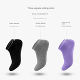 5Pairs/Lot Indoor Non-slip Floor Socks Women's Non-slip Socks Yoga Socks Candy Color Dot Glue Sports Boat Socks Trampoline Socks