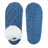 Women Knitted Slipper Socks Cozy  Fuzzy Socks Non Slip Socks Winter Indoor Double Layer Bedroom Slipper Socks EU35-48 US 5-11.5