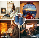 Women Knitted Slipper Socks Cozy  Fuzzy Socks Non Slip Socks Winter Indoor Double Layer Bedroom Slipper Socks EU35-48 US 5-11.5