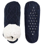 Women Knitted Slipper Socks Cozy  Fuzzy Socks Non Slip Socks Winter Indoor Double Layer Bedroom Slipper Socks EU35-48 US 5-11.5