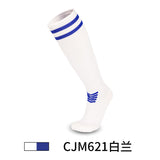 5Pairs/Lot Men's Football Socks Men's Towel Bottoming Stockings Non-slip Professional Sports Socks Children's Over-the-knee Stockings