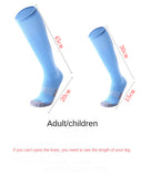 5Pairs/Lot Parent-child Soccer Socks Children's Over-the-knee Soccer Socks Men's Thickened Towel Stockings Adult Non-slip Sports Socks