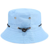 Fashion New High Quality Women Men Bucket Hats Cool Lady Male Panama Fisherman Cap Outdoor Sun Cap Hat for Women Men