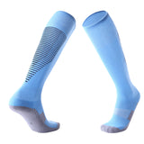 5Pairs/Lot Parent-child Soccer Socks Children's Over-the-knee Soccer Socks Men's Thickened Towel Stockings Adult Non-slip Sports Socks