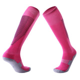 5Pairs/Lot Parent-child Soccer Socks Children's Over-the-knee Soccer Socks Men's Thickened Towel Stockings Adult Non-slip Sports Socks